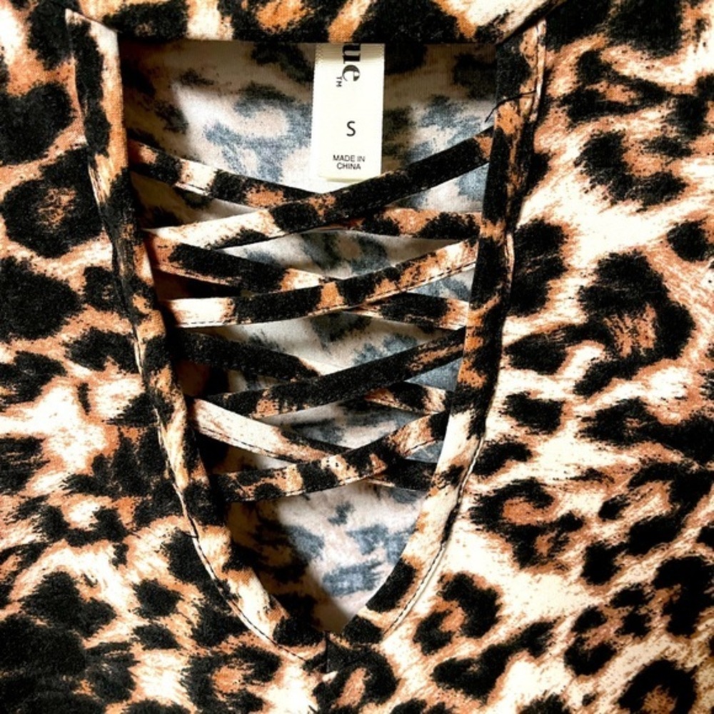 B&B Boutique Leopard Print‎ Dress, Size S. - Picture 3 of 4